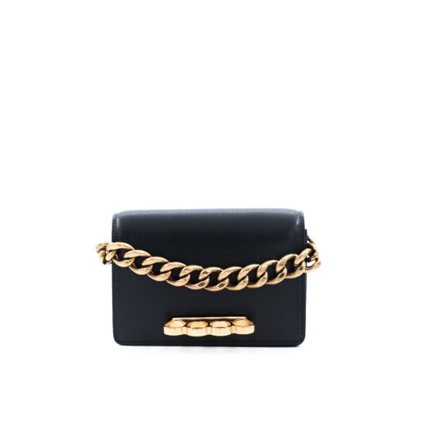 Alexander McQueen Four Ring Mini Chain Bag