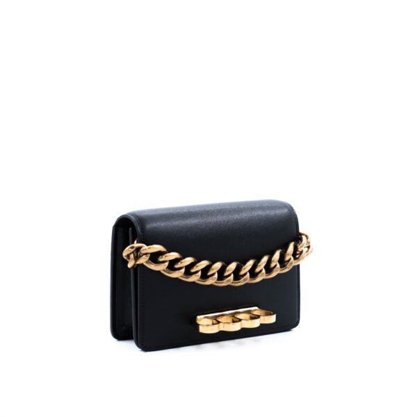 Alexander McQueen Four Ring Mini Chain Bag