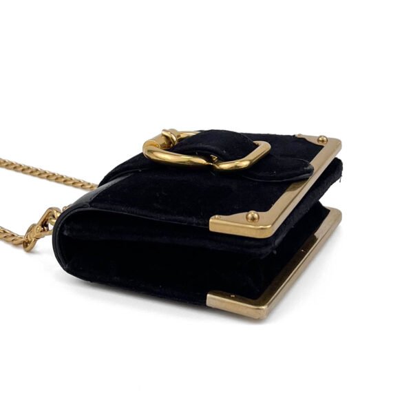 Prada Prada Velluto Micro Cahier Crossbody Bag