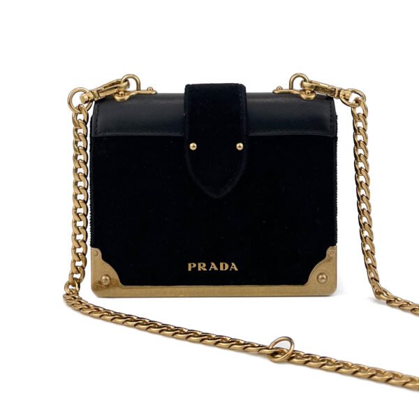 Prada Prada Velluto Micro Cahier Crossbody Bag