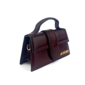 Jacquemus Borsa Jacquemus Le Bambino Mini in ricco borgogna