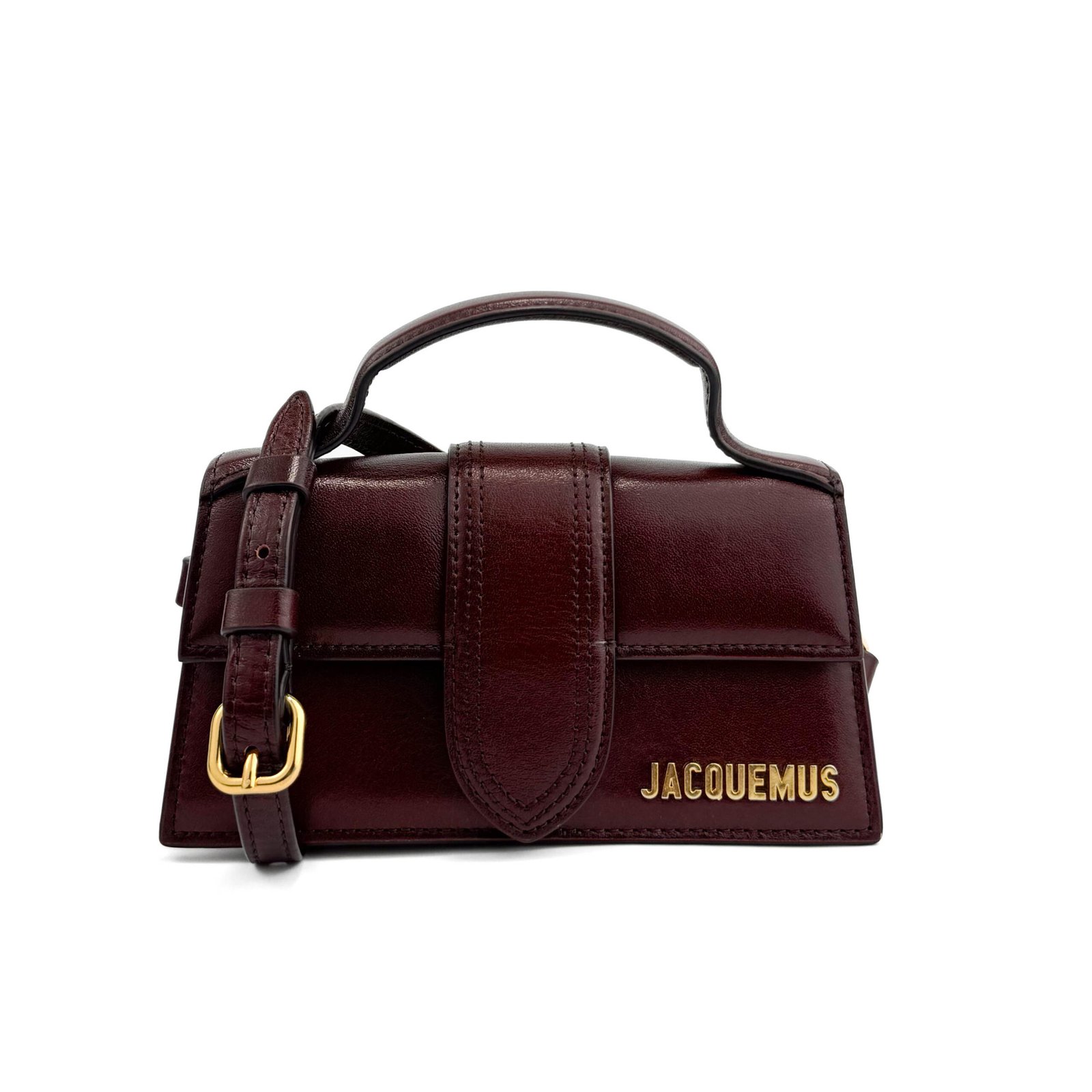 Jacquemus Borsa Jacquemus Le Bambino Mini in ricco borgogna