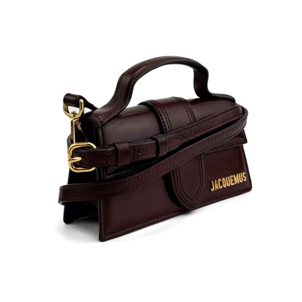 Jacquemus Borsa Jacquemus Le Bambino Mini in ricco borgogna