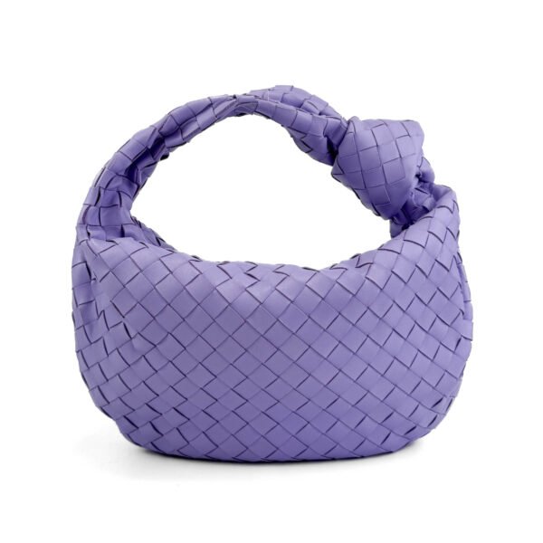 Bottega Veneta Borsa Bottega Veneta Teen Jodie in pelle intrecciata color lavanda