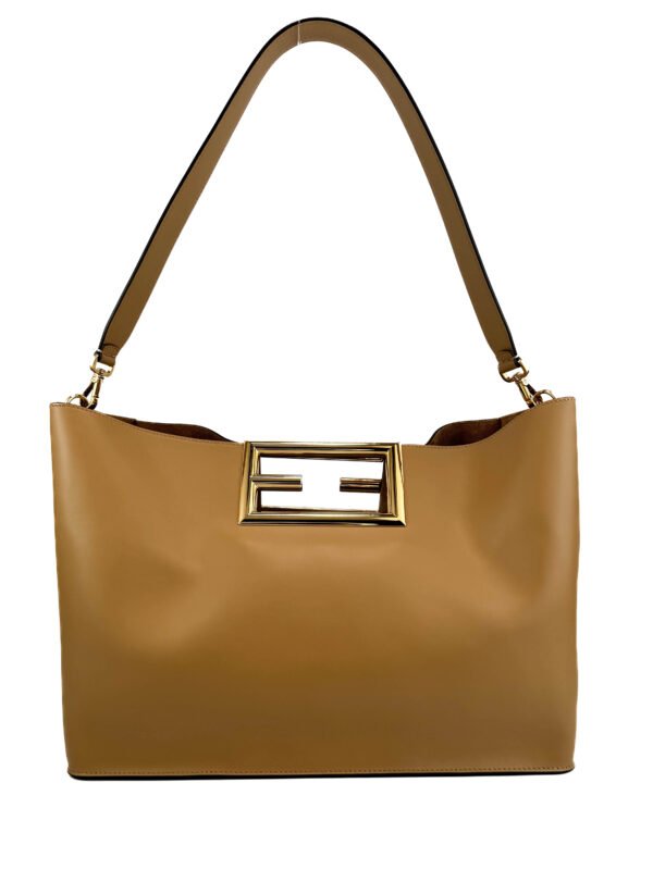 Fendi Tote media Fendi Way con l'iconico manico FF