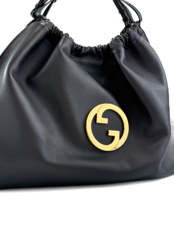 Gucci Gucci Blondie - Borsa Tote grande in pelle con dettaglio a catena