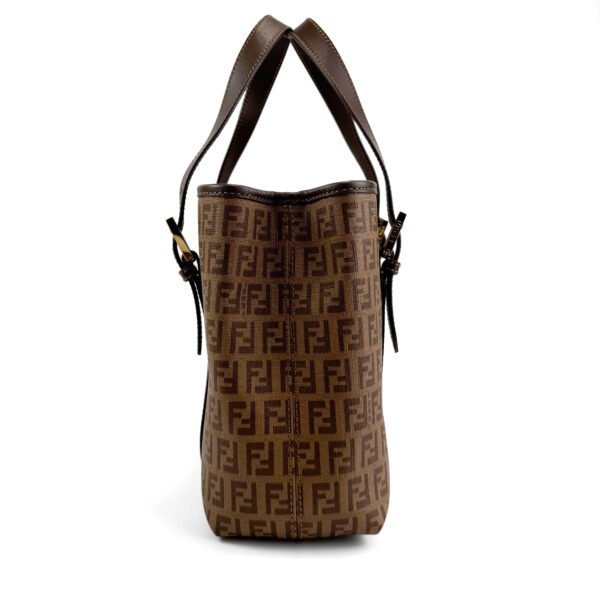 Fendi Borsa shopping Fendi Runaway in tela monogramma FF