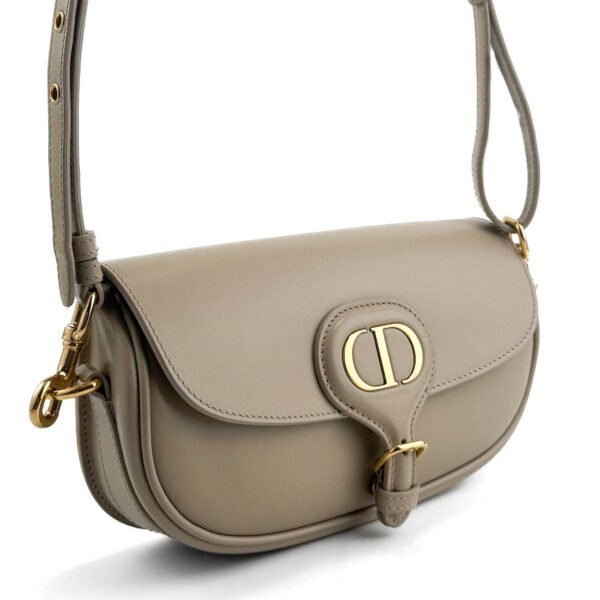 Dior Borsa Dior Bobby East-West in pelle morbida color taupe