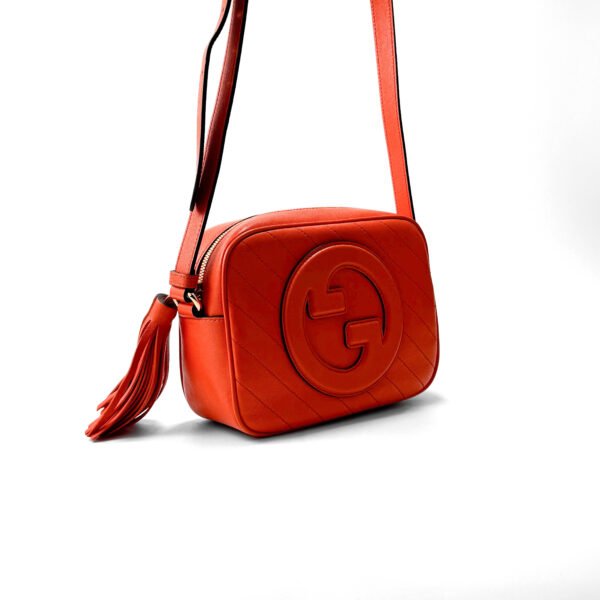 Gucci Gucci Soho Disco Bag in pelle arancione vibrante