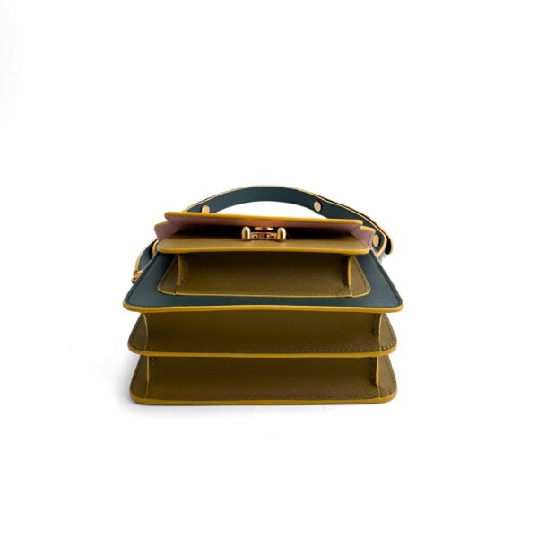 Marni Marni Mini Trunk Bag in pelle multicolore