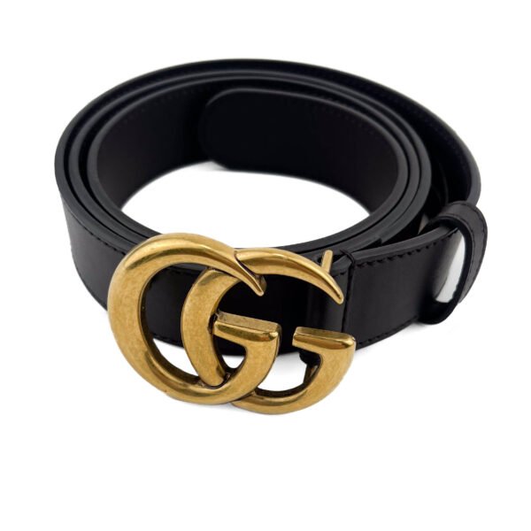 Gucci Cintura GG Marmont in Pelle