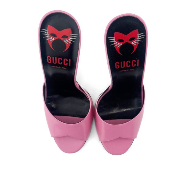 Gucci Mules in Pelle Rosa