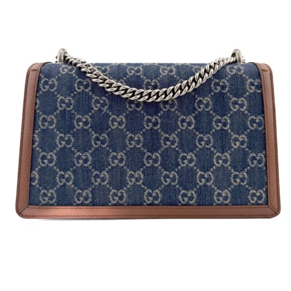 Gucci Gucci Dionysus Piccola GG Borsa a tracolla in denim con catena