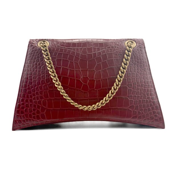 Crush Chain Bag Embossed Croc